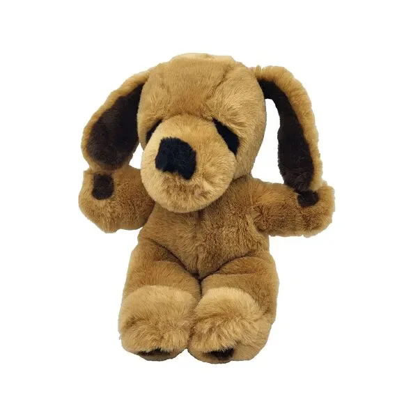 Gund Toys Vintage Gund Stitcher Dog Plush Puppy Brown Stitch